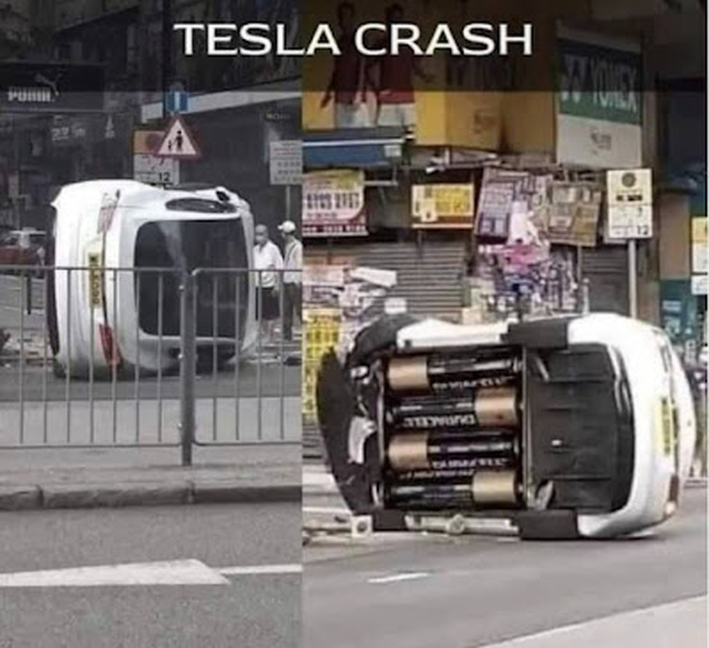Tesla crash
