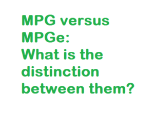 What is MPGe?