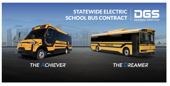 California DGS Electric Schoolbus Contract
